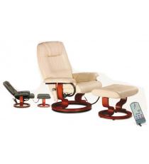 Cadeira de Massagens c/ apoio de pés Cor (Bege)